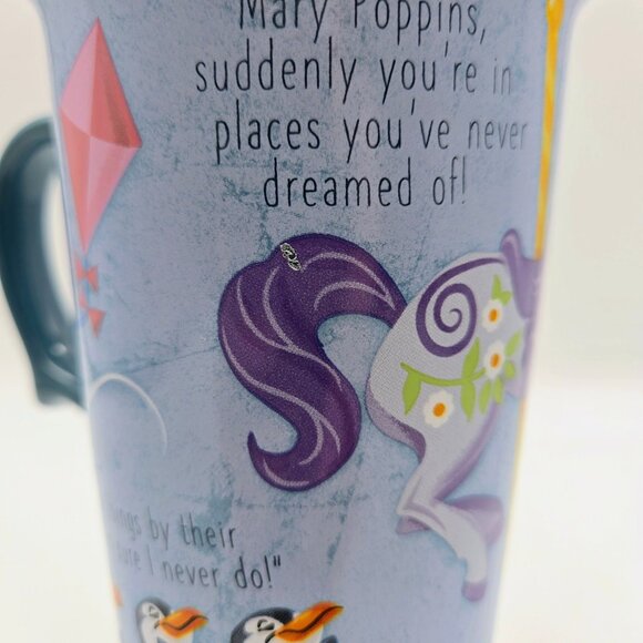 Disney Mary Poppins Mug Latte Tall Cup Practically Perfect In Every Way Coffee - Picture 8 of 12